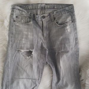 Converse Gray Distressed Jeans